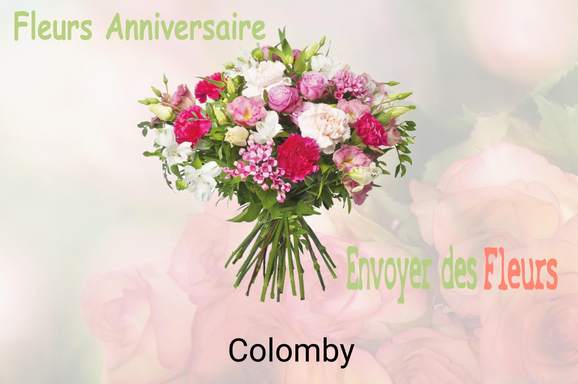 Bouquet de fleurs d’anniversaire livré à Colomby
